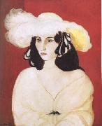 Henri Matisse The White Plumes (mk35) oil painting